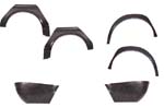 FIESTA MK1/2 REAR WHEELARCHES + INNER REAR WHEELARCHES/R LOWER CORNERS 1 PAIR