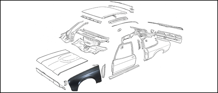 Ford capri body parts for sale